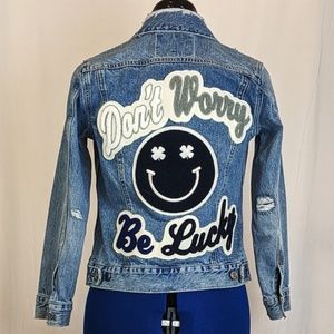 Lucky Brand Tomboy Trucker Denim Jacket XS nwt